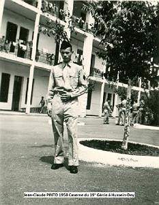 ALGER - 19e genie d Hussein-Dey Jean Claude Pinto 1958